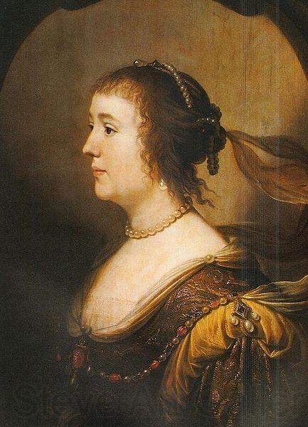 Gerrit van Honthorst Portrait of Amelia van Solms Germany oil painting art